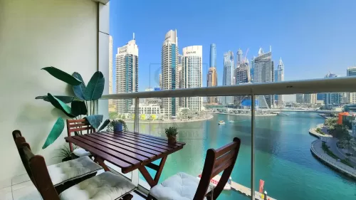 Residential Ready Property 1 Bedroom F/F Apartment  for rent in Dubai Marina , Dubai #44781 - 1  image 