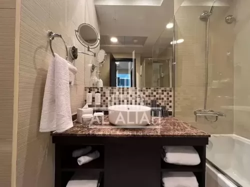 yerleşim Hazır Mülk 1 yatak odası F/F Apartman  kiralık içinde Abu Dabi #50737 - 1  image 