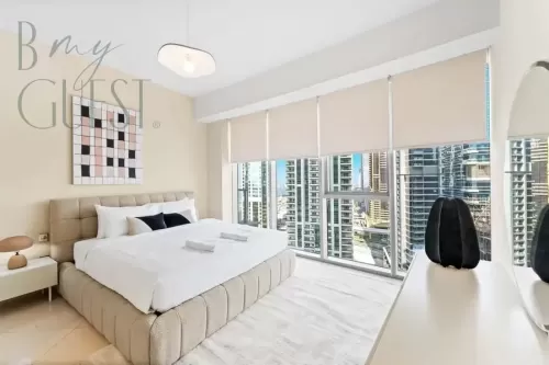 Residential Ready Property 2 Bedrooms F/F Apartment  for rent in Dubai Marina , Dubai #51178 - 1  image 