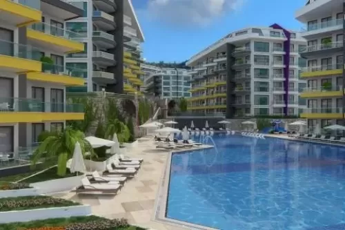 Residential Ready Property 1 Bedroom F/F Apartment  for sale in Alanya , Antalya #52033 - 1  image 