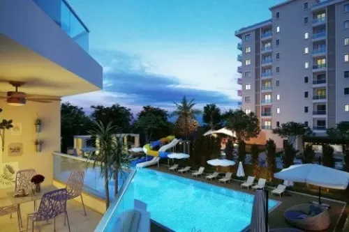 Residential Ready Property 2 Bedrooms F/F Apartment  for sale in Alanya , Antalya #52261 - 1  image 