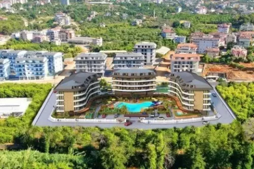 住宅 就绪物业 1 间卧室 楼/楼 公寓  出售 在 Alanya , Antalya #52302 - 1  image 