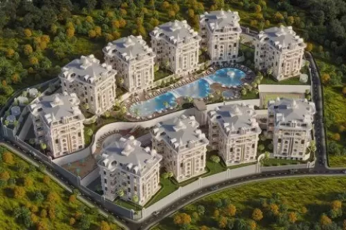 Residencial Listo Propiedad 1 dormitorio F / F Apartamento  venta en Alanya , Antalya #52643 - 1  image 