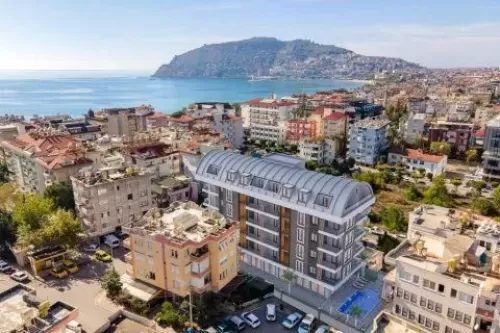 Wohn Klaar eigendom 2 Schlafzimmer F/F Wohnung  zu verkaufen in Alanya , Antalya #52644 - 1  image 