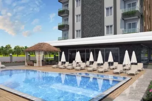 Residencial Listo Propiedad 1 dormitorio F / F Apartamento  venta en Alanya , Antalya #52688 - 1  image 