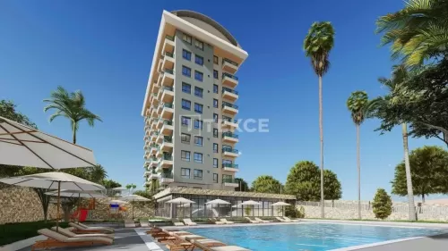 Résidentiel Propriété prête 1 chambre F / F Appartement  à vendre au Alanya , Antalya #53352 - 1  image 