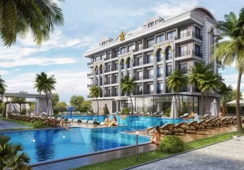 住宅 就绪物业 1 间卧室 楼/楼 公寓  出售 在 Alanya , Antalya #53449 - 1  image 