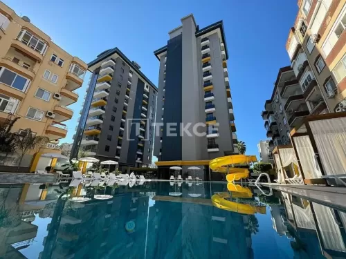 Résidentiel Propriété prête 1 chambre F / F Appartement  à vendre au Alanya , Antalya #53496 - 1  image 