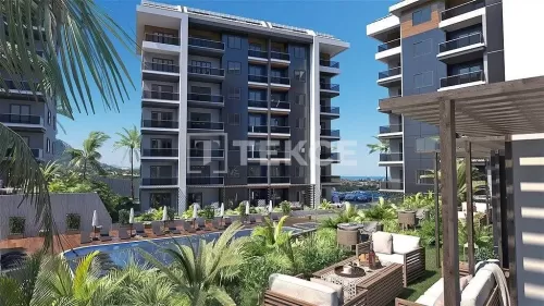 yerleşim Hazır Mülk 2 yatak odası F/F Apartman  satılık içinde Alanya , Antalya #53594 - 1  image 