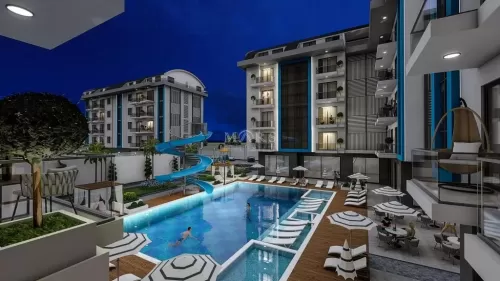 yerleşim Hazır Mülk Stüdyo F/F Apartman  satılık içinde Alanya , Antalya #53596 - 1  image 