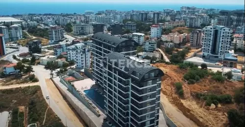 Wohn Klaar eigendom 1 Schlafzimmer F/F Wohnung  zu verkaufen in Alanya , Antalya #53652 - 1  image 