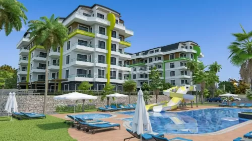 yerleşim Hazır Mülk 1 yatak odası F/F Apartman  satılık içinde Alanya , Antalya #53974 - 1  image 