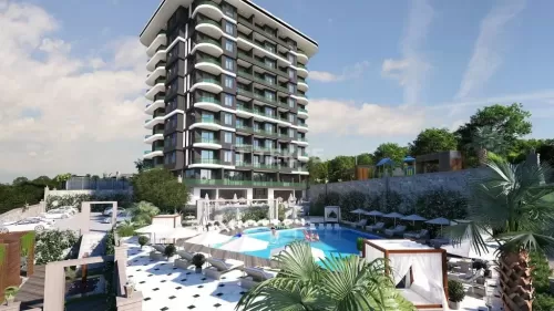 Résidentiel Propriété prête 1 chambre F / F Appartement  à vendre au Alanya , Antalya #54191 - 1  image 