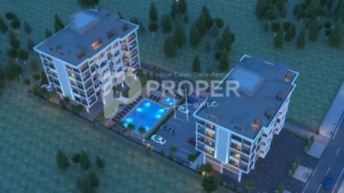 Residencial Listo Propiedad 2 dormitorios F / F Apartamento  venta en Alanya , Antalya #54216 - 1  image 