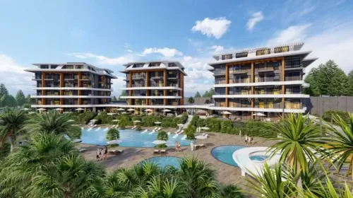 yerleşim Hazır Mülk 1 yatak odası F/F Apartman  satılık içinde Alanya , Antalya #54625 - 1  image 