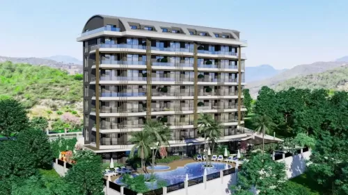 Residencial Listo Propiedad 2 dormitorios F / F Apartamento  venta en Alanya , Antalya #54684 - 1  image 