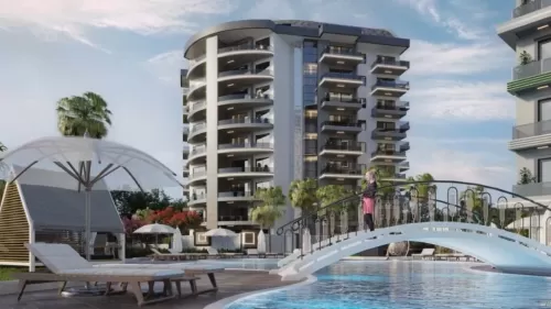 Residencial Listo Propiedad 2 dormitorios F / F Apartamento  venta en Alanya , Antalya #54870 - 1  image 