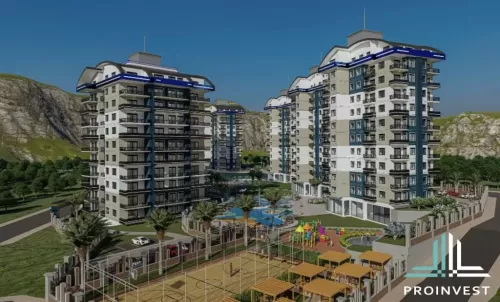 住宅 就绪物业 1 间卧室 楼/楼 公寓  出售 在 Alanya , Antalya #54887 - 1  image 