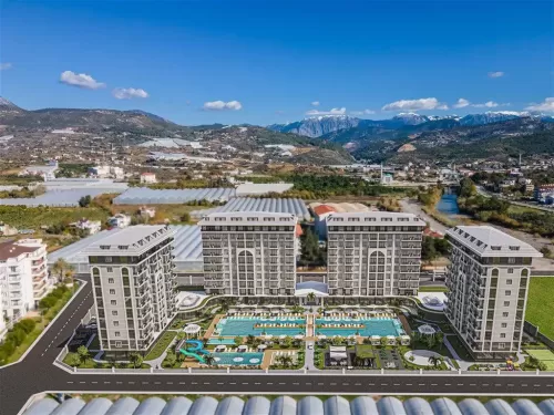 yerleşim Hazır Mülk 1 yatak odası F/F Apartman  satılık içinde Alanya , Antalya #54907 - 1  image 