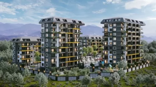 Residencial Listo Propiedad 1 dormitorio F / F Apartamento  venta en Alanya , Antalya #54948 - 1  image 