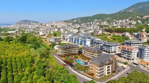 yerleşim Hazır Mülk 1 yatak odası F/F Apartman  satılık içinde Alanya , Antalya #54952 - 1  image 