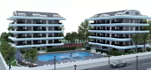 yerleşim Hazır Mülk 1 yatak odası F/F Apartman  satılık içinde Alanya , Antalya #55008 - 1  image 