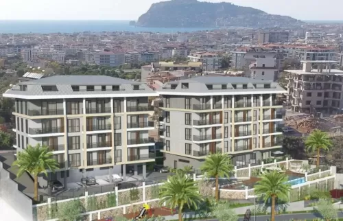 yerleşim Hazır Mülk 1 yatak odası F/F Apartman  satılık içinde Alanya , Antalya #55022 - 1  image 