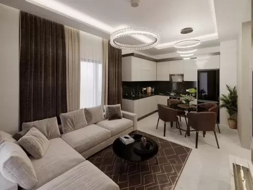 Wohn Klaar eigendom 1 Schlafzimmer F/F Wohnung  zu verkaufen in Alanya , Antalya #55163 - 1  image 