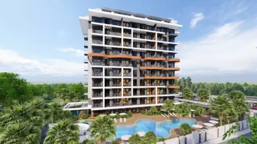 yerleşim Hazır Mülk 1 yatak odası F/F Apartman  satılık içinde Alanya , Antalya #55183 - 1  image 