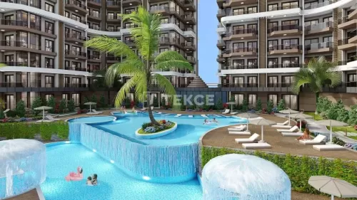 Résidentiel Propriété prête 1 chambre F / F Appartement  à vendre au Alanya , Antalya #55365 - 1  image 