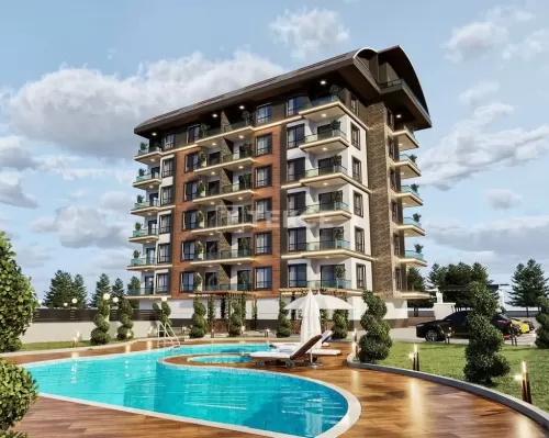 yerleşim Hazır Mülk 2 yatak odası F/F Apartman  satılık içinde Alanya , Antalya #55385 - 1  image 