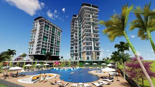 yerleşim Hazır Mülk 1 yatak odası F/F Apartman  satılık içinde Alanya , Antalya #55386 - 1  image 