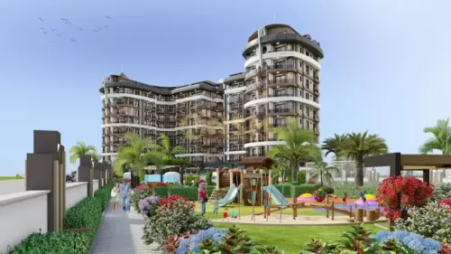 yerleşim Hazır Mülk 1 yatak odası F/F Apartman  satılık içinde Alanya , Antalya #55893 - 1  image 