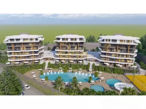 Résidentiel Propriété prête 1 chambre F / F Appartement  à vendre au Alanya , Antalya #56029 - 1  image 