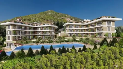 Residencial Listo Propiedad 1 dormitorio F / F Apartamento  venta en Alanya , Antalya #56067 - 1  image 