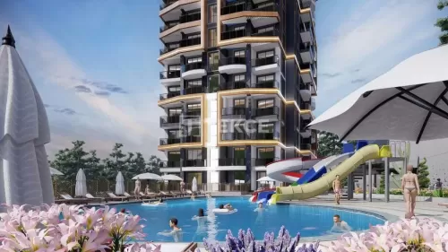 yerleşim Hazır Mülk 1 yatak odası F/F Apartman  satılık içinde Alanya , Antalya #56107 - 1  image 