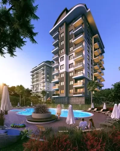 Residencial Listo Propiedad 2 dormitorios F / F Apartamento  venta en Alanya , Antalya #56109 - 1  image 