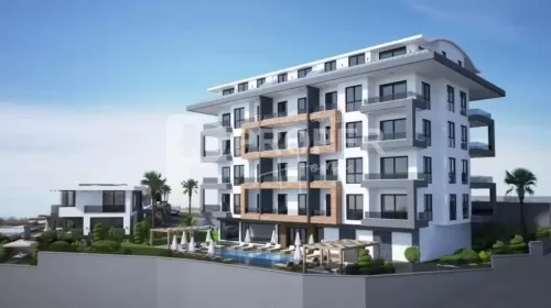 yerleşim Hazır Mülk 2 yatak odası F/F Apartman  satılık içinde Alanya , Antalya #56116 - 1  image 