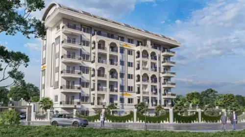 Residencial Listo Propiedad 1 dormitorio F / F Apartamento  venta en Alanya , Antalya #56120 - 1  image 