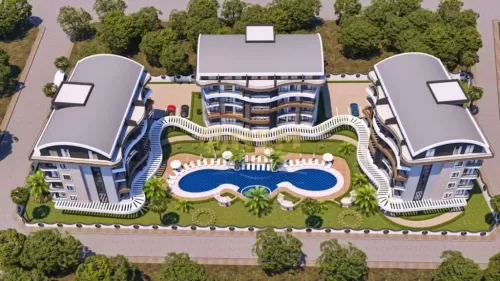 Residencial Listo Propiedad 1 dormitorio F / F Apartamento  venta en Alanya , Antalya #56244 - 1  image 