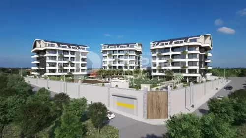 住宅 就绪物业 1 间卧室 楼/楼 公寓  出售 在 Alanya , Antalya #56359 - 1  image 