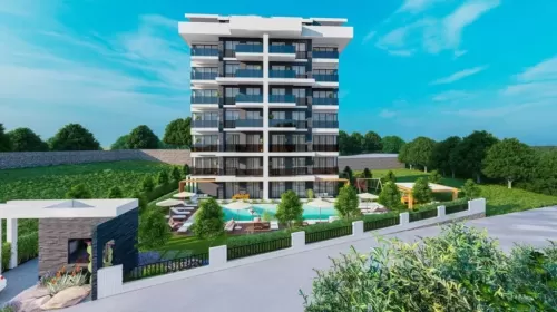 Residential Ready Property 1 Bedroom F/F Apartment  for sale in Demirtaş , Tosmur #57167 - 1  image 