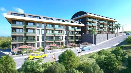 Résidentiel Propriété prête 1 chambre F / F Penthouse  à vendre au Konaklı , Tosmur #57572 - 1  image 