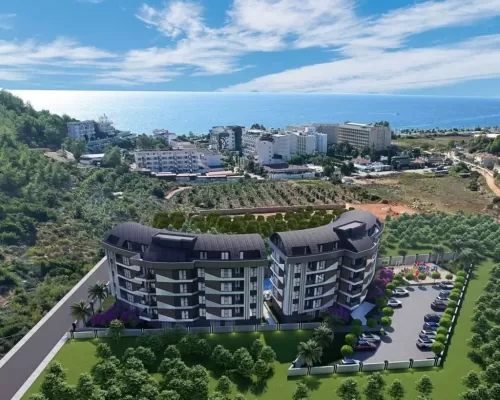 Residential Ready Property 1 Bedroom F/F Apartment  for sale in Konaklı , Tosmur #57582 - 1  image 