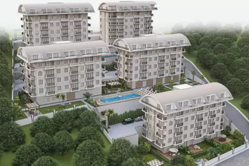 Residential Ready Property 1 Bedroom F/F Penthouse  for sale in Konaklı , Tosmur #57596 - 1  image 